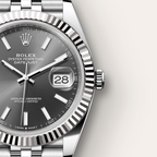 Datejust 41 Oyster, 41 mm, Oystersteel and white gold