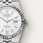 Land-Dweller 36 Oyster, 36 mm, Oystersteel and white gold