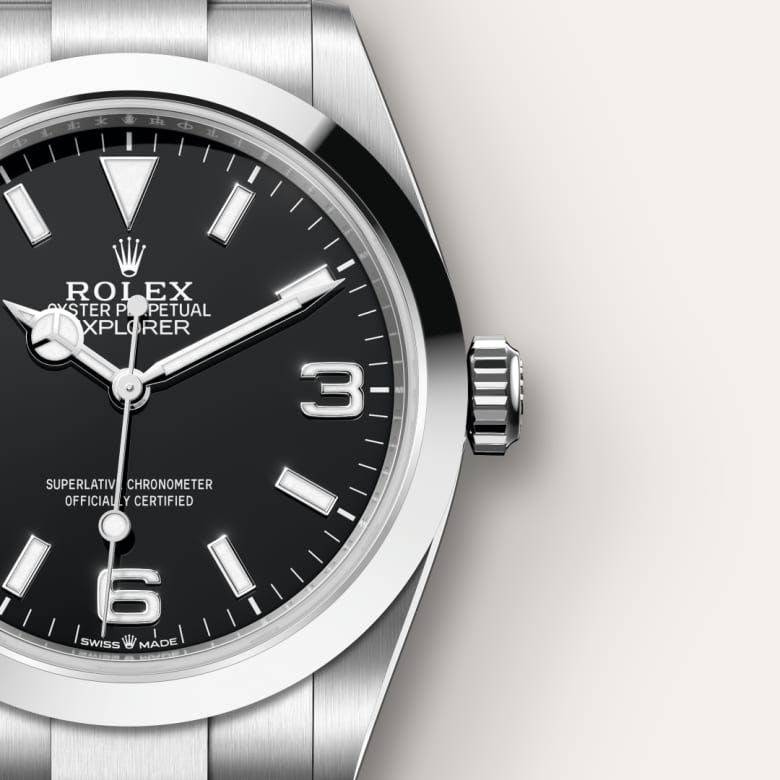Explorer 40 Oyster, 40 mm, Oystersteel