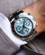 Cosmograph Daytona 40mm Platinum Ice-Blue Dial m116506-0002
