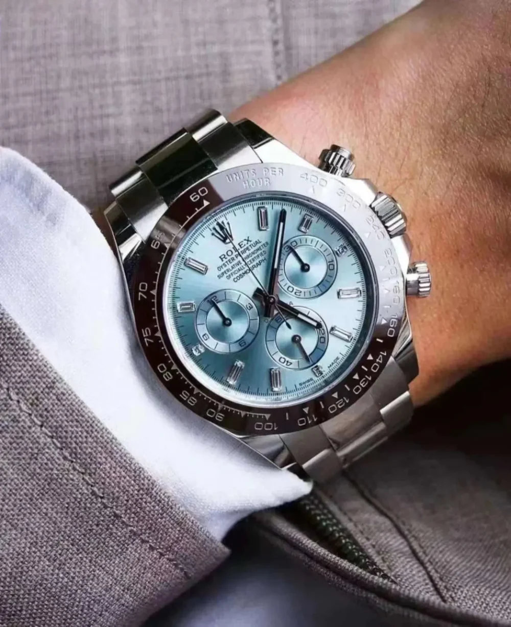 Cosmograph Daytona 40mm Platinum Ice-Blue Dial m116506-0002