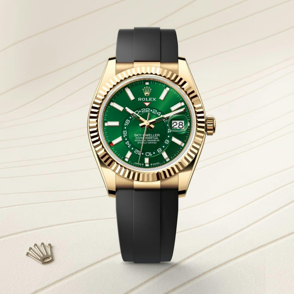 Sky-Dweller Oyster, 42 mm, yellow gold