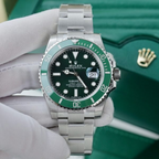 Submariner Stainless Steel “The Hulk” Green Dial Cerachrom Bezel