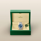 Sky-Dweller Stainless Steel, Blue Index Dial, 42 mm