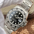 Submariner Date Silver Black Diamond, 40mm
