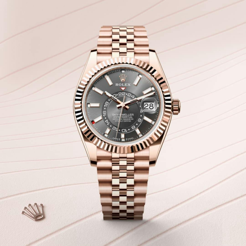 Sky-Dweller Oyster, 42 mm, Everose gold