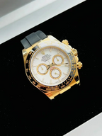 Cosmograph Daytona Yellow Gold White Dial with Oysterflex Bracelet