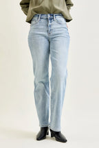 Women's High Waist Straight Leg Jeans