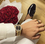 Day-Date 40 Yellow Gold Diamond Bezel – President Bracelet