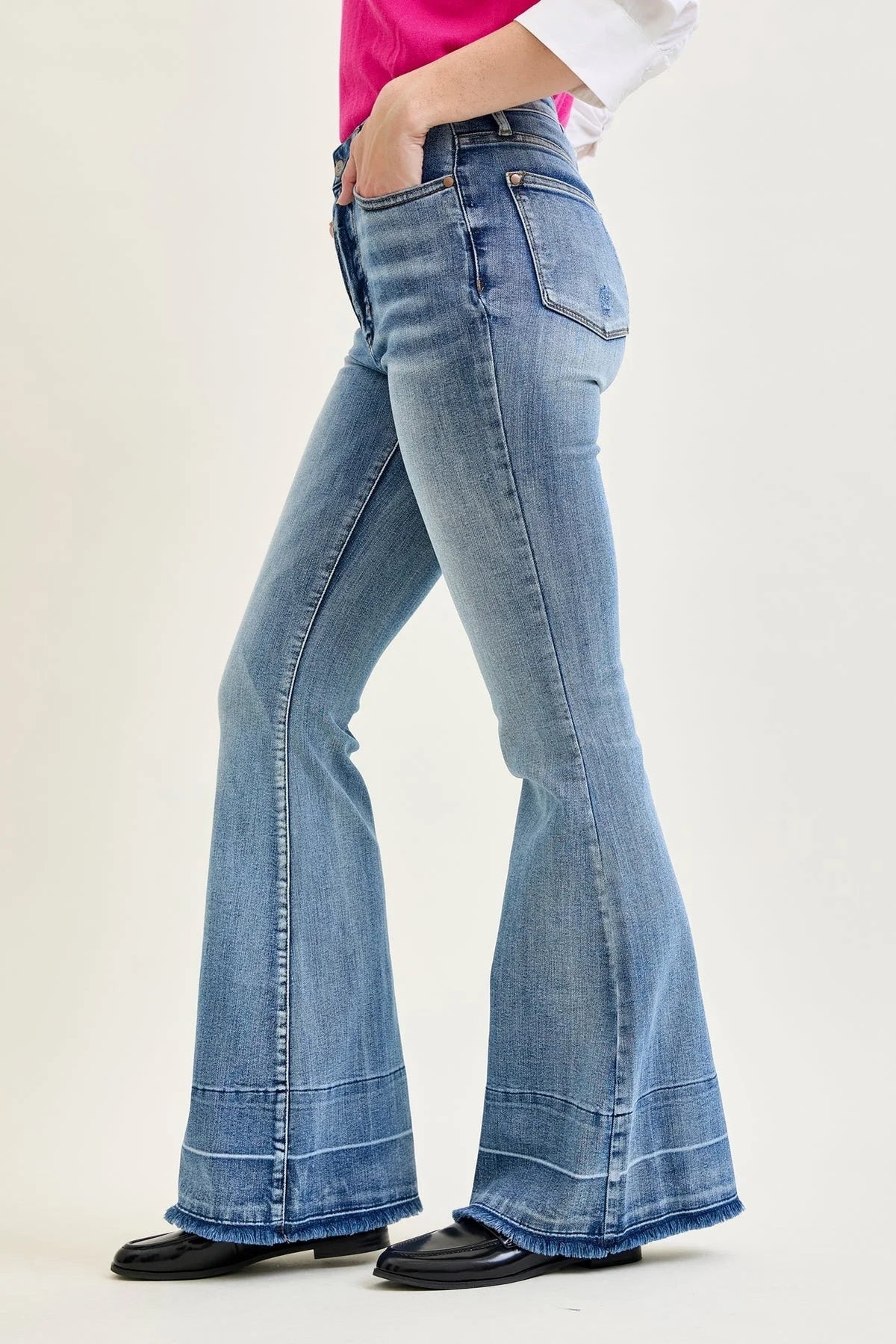 Women's High Waist Flared Jeans