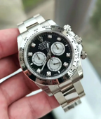 Cosmograph Daytona Oystersteel Slate Grey Diamond Dial