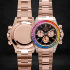 Cosmograph Daytona Rainbow Yellow Gold Black Dial