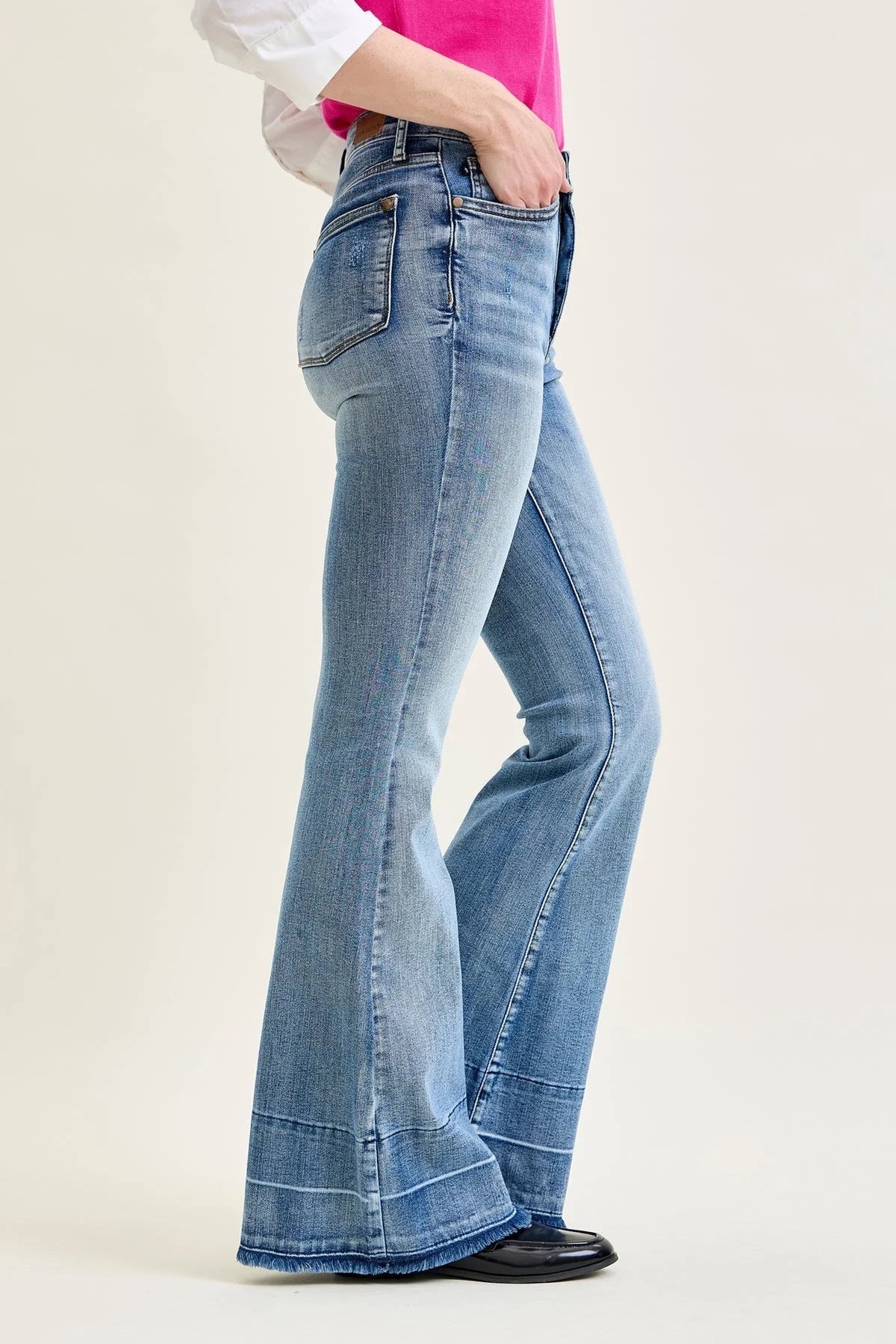 Women's High Waist Flared Jeans