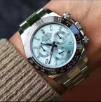 Cosmograph Daytona 40mm Platinum Ice-Blue Dial m116506-0002