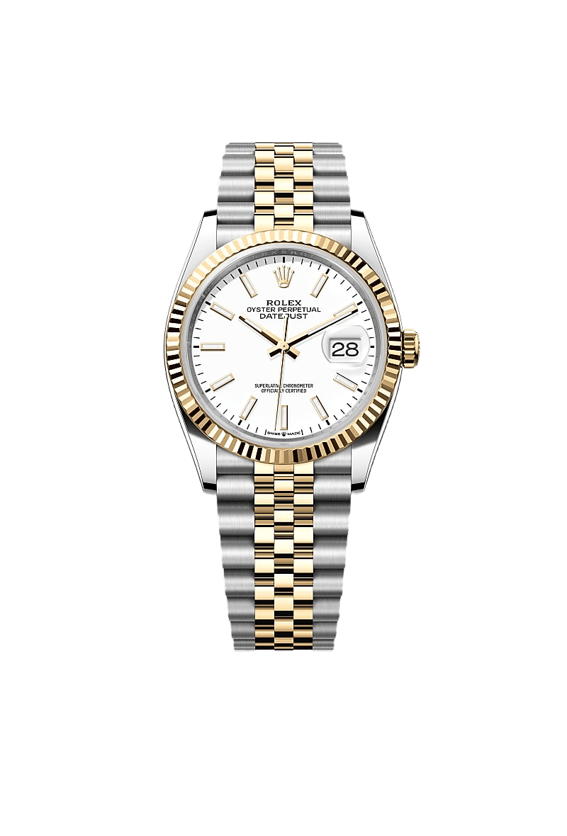 Datejust 36 Oyster, 36 mm, Oystersteel and yellow gold