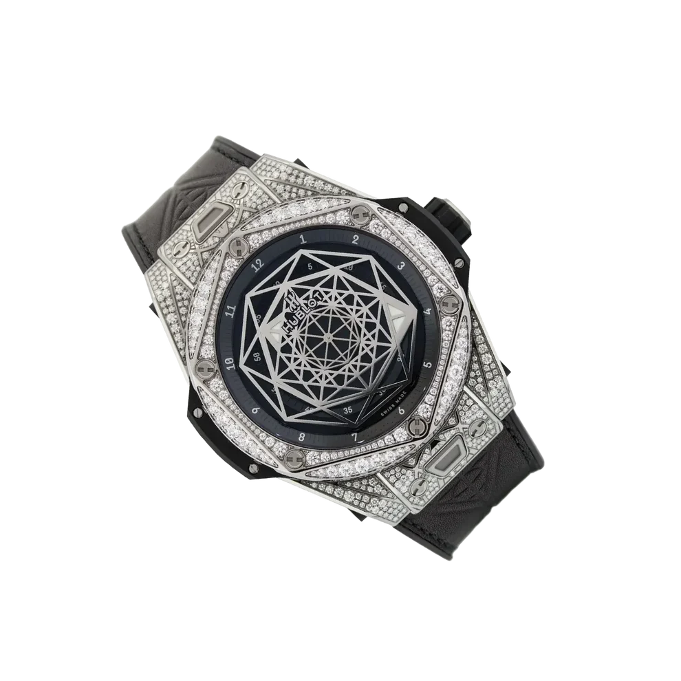 Big Bang Sang Bleu Diamond Titanium 45mm 415.NX.1112.VR.1704.MXM17