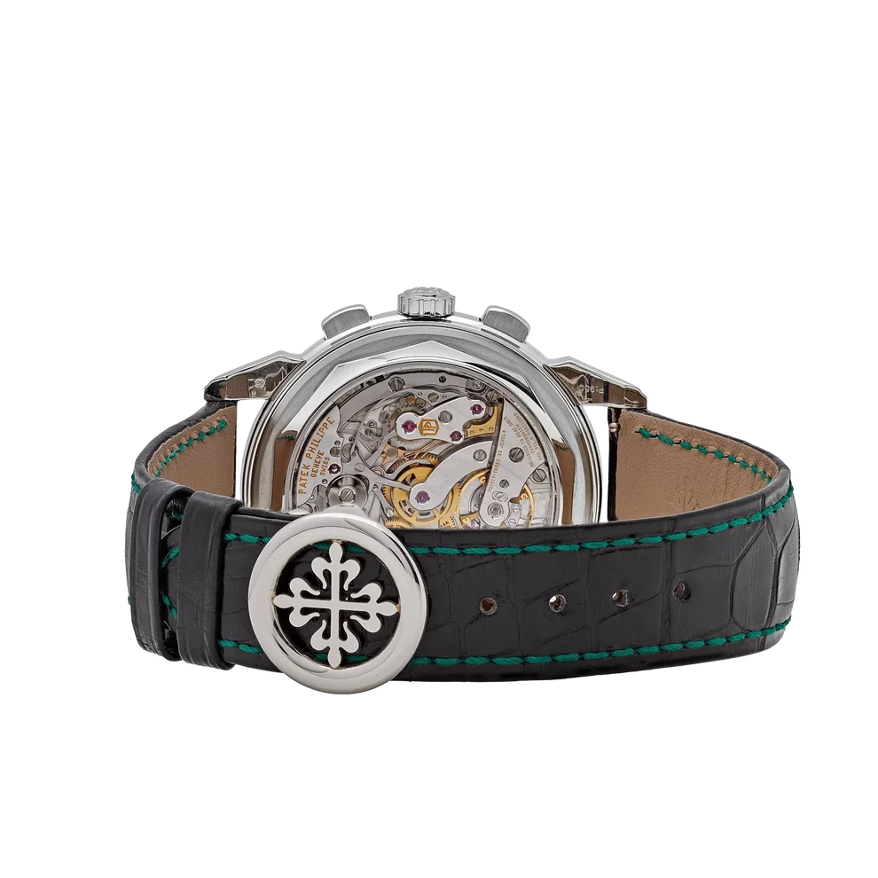 Grand Complications 41mm 5270P-014 Perpetual Calendar Chronograph Platinum Green Dial