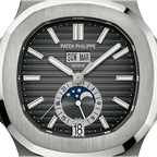 Nautilus 40mm 5726/1A-001 Annual Calendar Moon Phases Stainless Steel Gray Dial