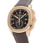 Aquanaut 42mm 5968R-001 Chronograph Rose Gold Brown Dial