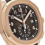 Aquanaut 42mm 5968R-001 Chronograph Rose Gold Brown Dial