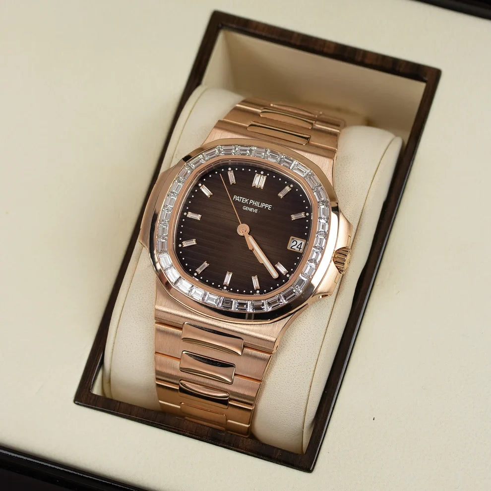 Nautilus Rose Gold Diamond Bezel 5723/1R-010