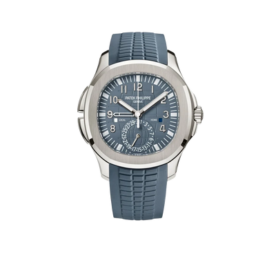 Aquanaut 41mm 5164G-001 Travel Time White Gold Blue Dial