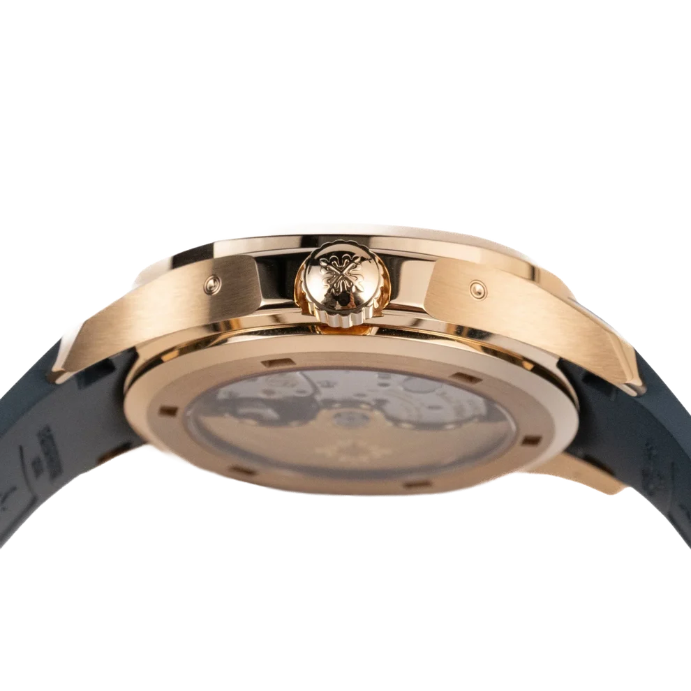 Aquanaut Luce 40mm 5261R-001 Annual Calendar Moon Phases Rose Gold Blue-Gray Dial