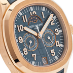 Aquanaut Luce 40mm 5261R-001 Annual Calendar Moon Phases Rose Gold Blue-Gray Dial