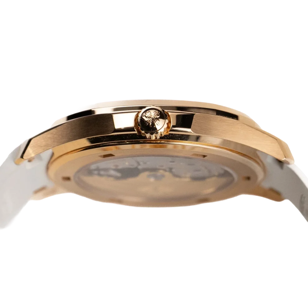 Aquanaut Luce 39mm 5268/200R-001 Rose Gold White Dial Diamond Bezel