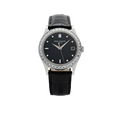 Calatrava 38mm 5298P-012 Platinum Black Diamond Dial Diamond Bezel