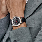 Calatrava 40mm 6007G-010 White Gold Red Accents