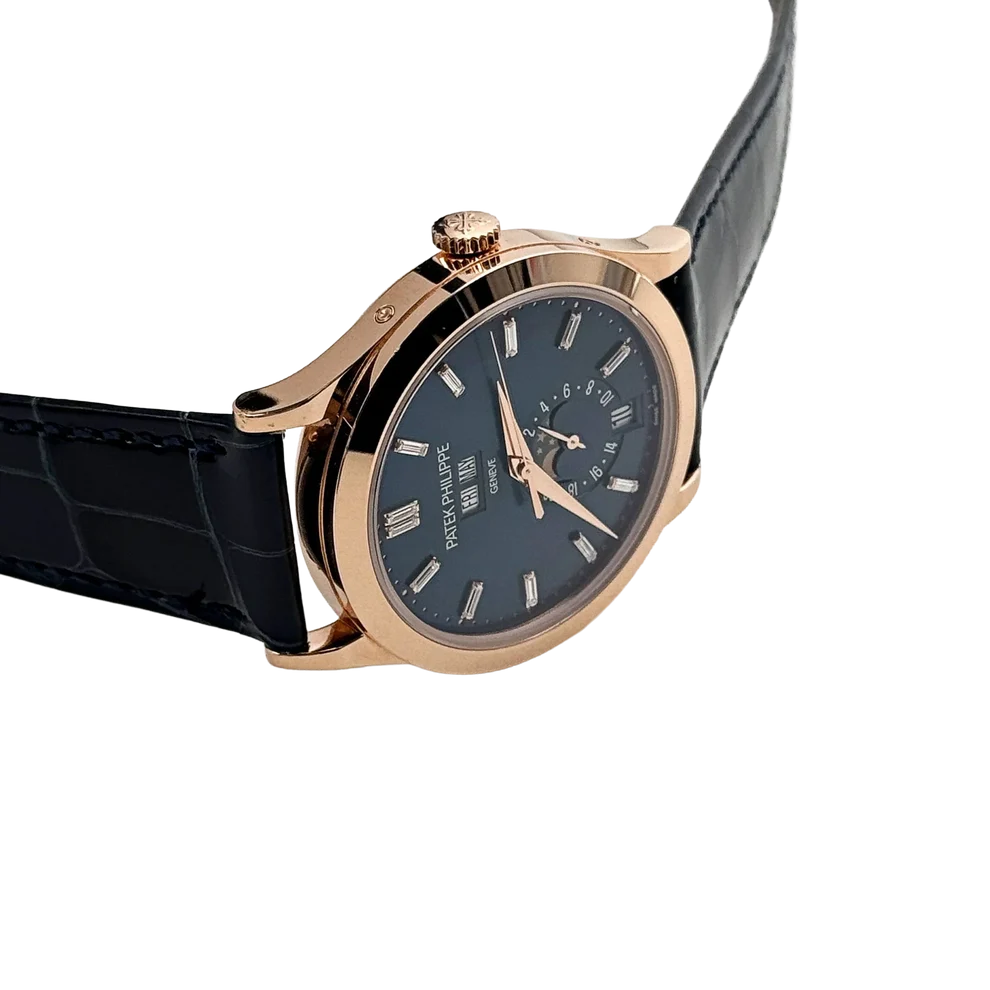 Complications 39mm 5396R-015 Annual Calendar Rose Gold Blue Dial