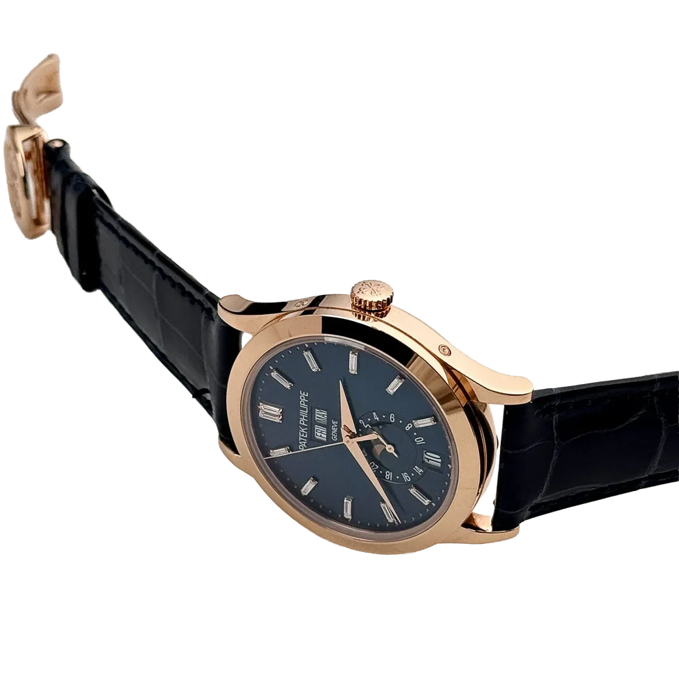 Complications 39mm 5396R-015 Annual Calendar Rose Gold Blue Dial