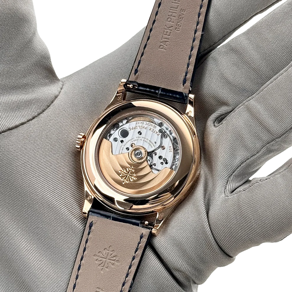 Complications 39mm 5396R-015 Annual Calendar Rose Gold Blue Dial