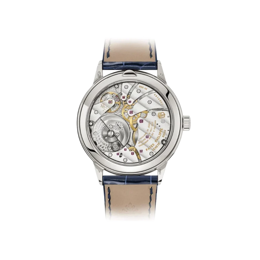 Grand Complications 42mm 5236P-001 In-Line Perpetual Calendar Platinum Blue Dial