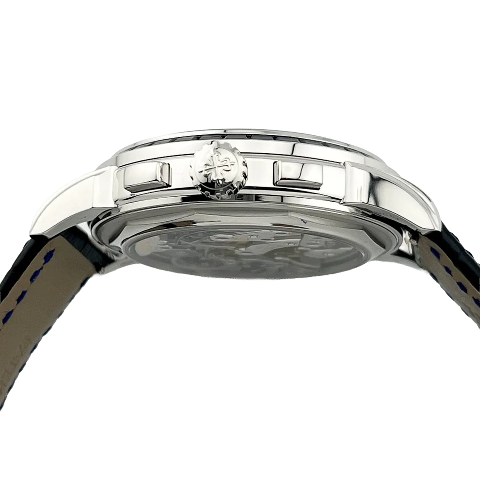 Grand Complications 41mm 5271/11P-010 Perpetual Calendar Chronograph Platinum Baguette Sapphires