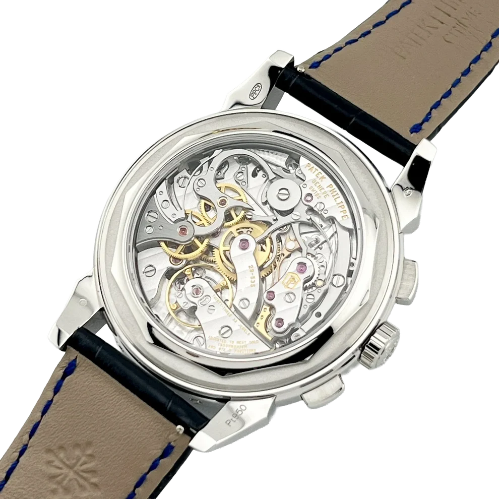 Grand Complications 41mm 5271/11P-010 Perpetual Calendar Chronograph Platinum Baguette Sapphires