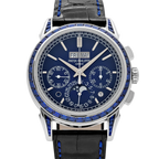 Grand Complications 41mm 5271/11P-010 Perpetual Calendar Chronograph Platinum Baguette Sapphires