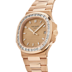 Nautilus 40mm 5723/1R-001 Rose Gold Rose-Gilt Dial Baguette Diamond Bezel