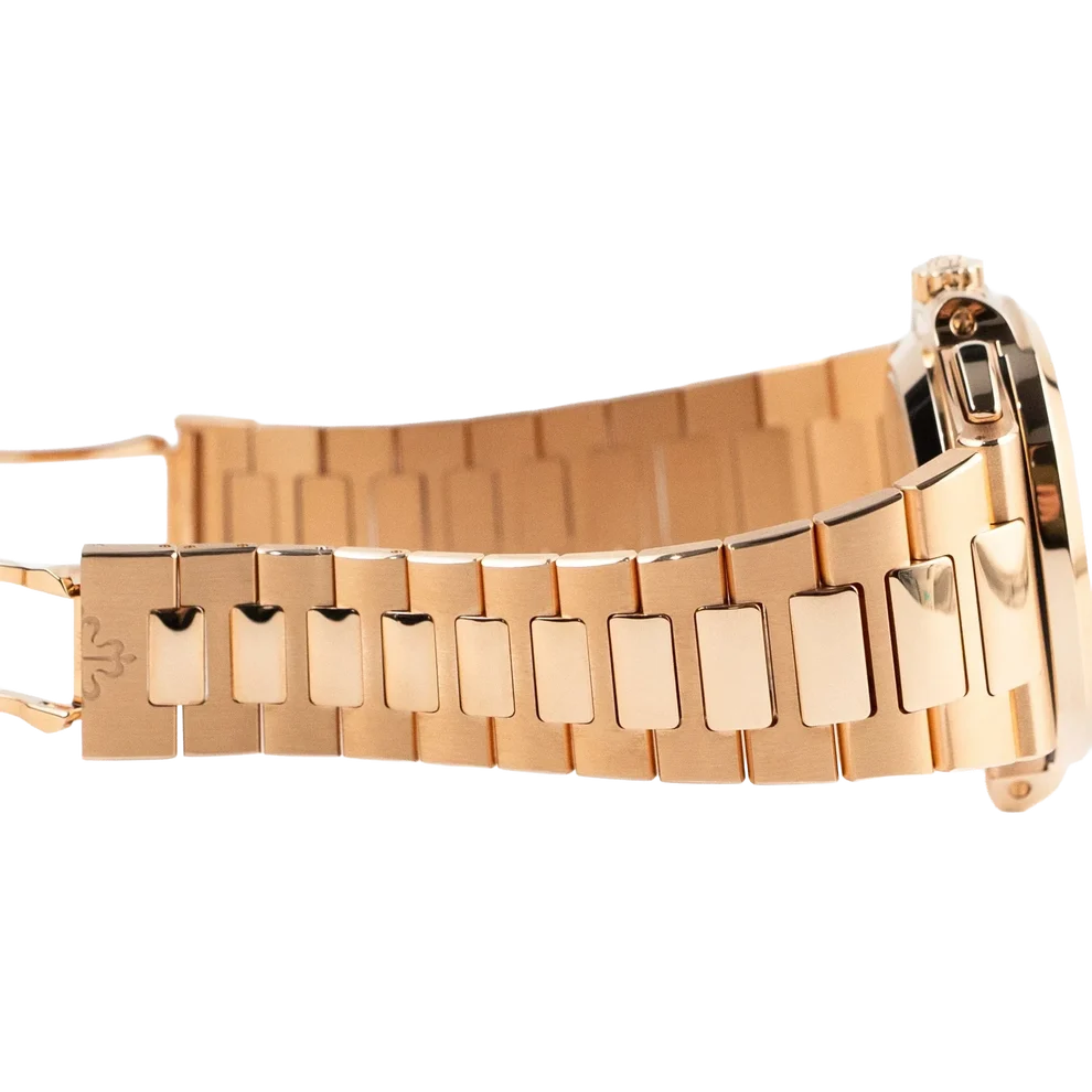 Nautilus 40mm 5980/1R-001 Chronograph Date Rose Gold Black Dial