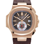Nautilus 40mm 5980R-001 Chronograph Rose Gold Brown Dial
