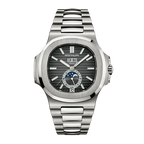 Nautilus 40mm 5726/1A-001 Annual Calendar Moon Phases Stainless Steel Gray Dial