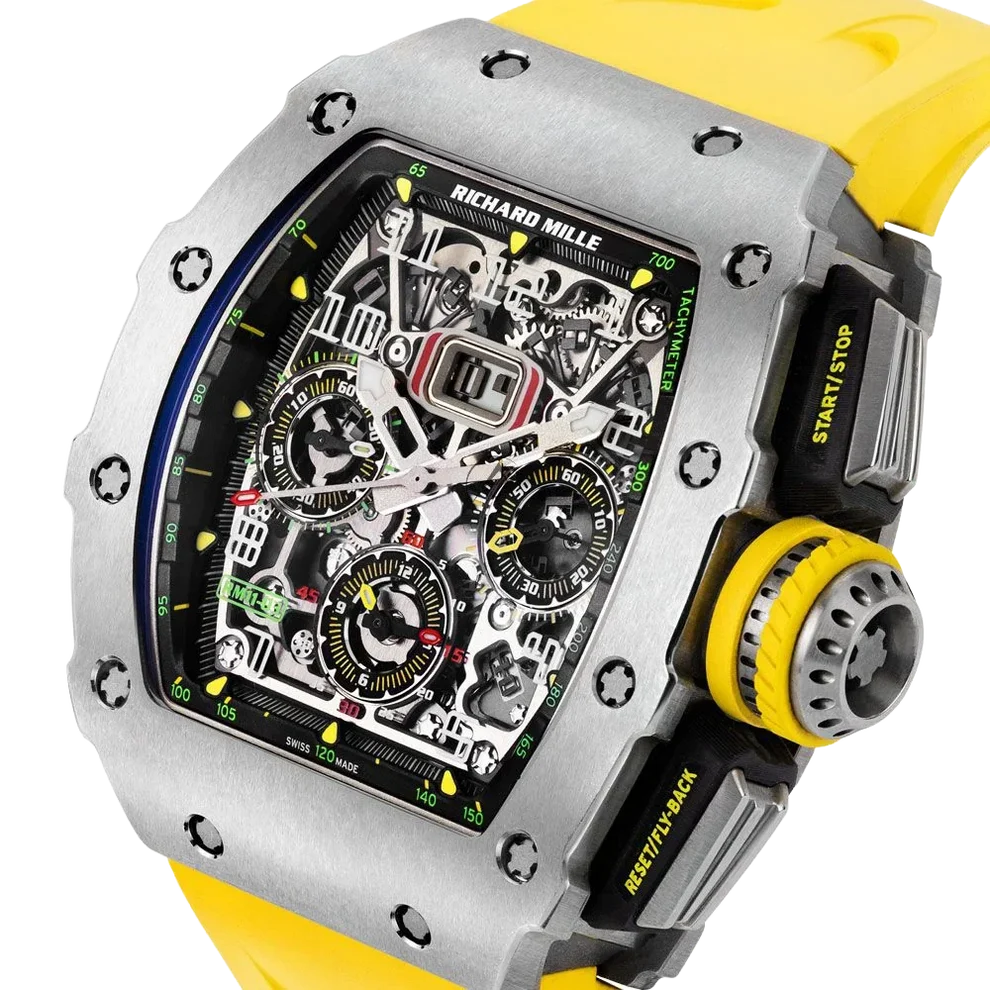 RM 11-03 Titanium, Skeleton Dial, 50 mm