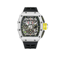 Chronograph & 18K White Gold - Diamond Bezel - Skeleton Dial 50 mm
