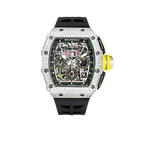 Chronograph & 18K White Gold - Diamond Bezel - Skeleton Dial 50 mm