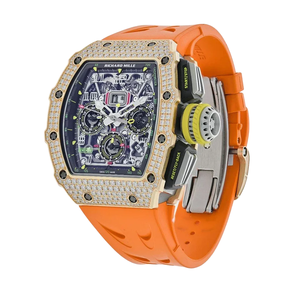 RM 11-03 Rose Gold - Skeleton Dial 45mm