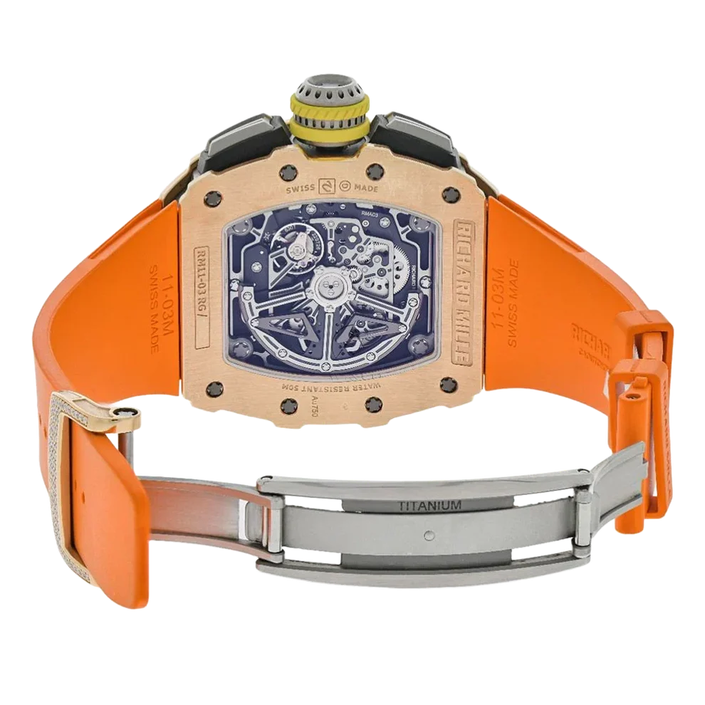 RM 11-03 Rose Gold - Skeleton Dial 45mm