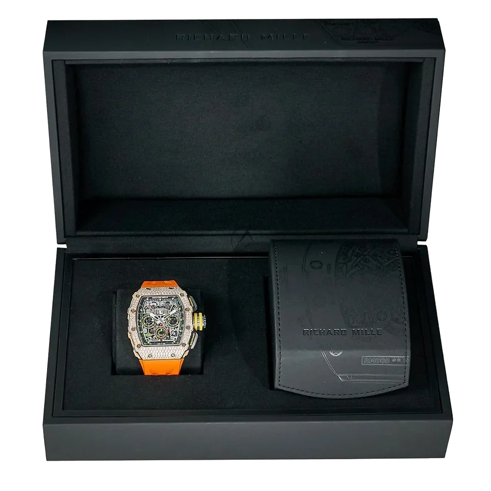 RM 11-03 Rose Gold - Skeleton Dial 45mm