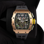RM 11-03 Rose Gold & Titanium, Skeleton Dial, 50 mm