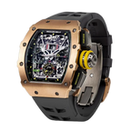 RM 11-03 Rose Gold & Titanium, Skeleton Dial, 50 mm